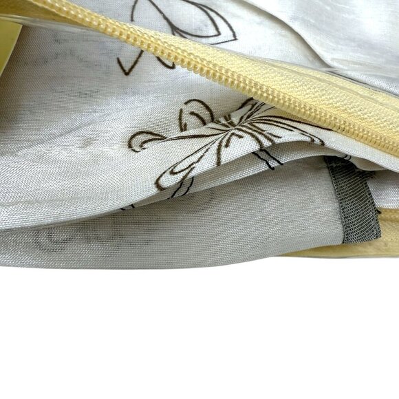 PIER 1 IMPORTS Curtains Pair of Panels Sand Floral Sheer Rod Pocket NEW 42x84 - Picture 11 of 11